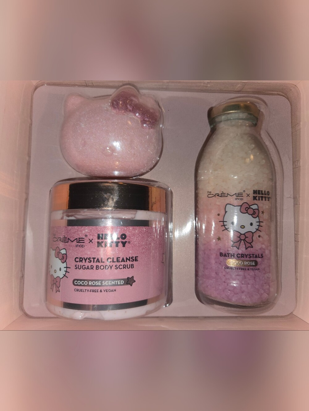 The Creme Shop Hello Kitty Lovely Luxury Set In Coco Rose - Picture 9 of 11